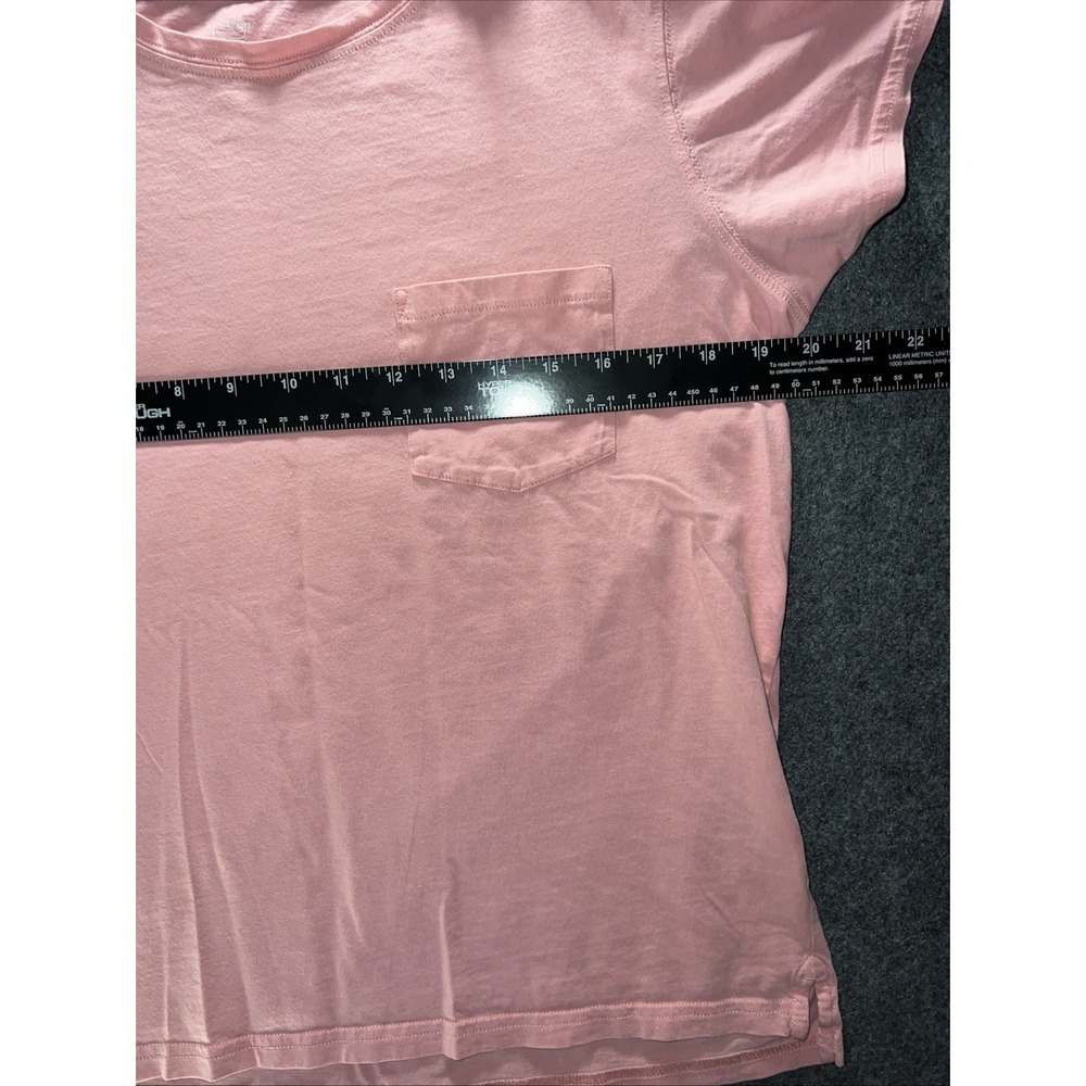 Vineyard Vines Lacrosse Graphic S/S Pocket T-Shirt Womens S Pink 100% Cotton - Picture 6 of 9